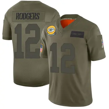 mens green bay packers aaron rodgers nike green game jersey