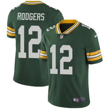 mens green bay packers aaron rodgers nike green game jersey