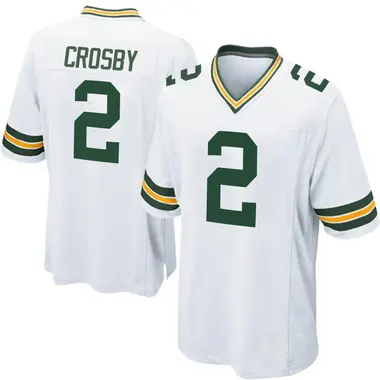 St. Patricks Day Green Bay Packers #2 Mason Crosby Jersey Kelly Green - Men  - Bluefink