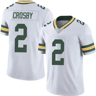 St. Patricks Day Green Bay Packers #2 Mason Crosby Jersey Kelly Green - Men  - Bluefink